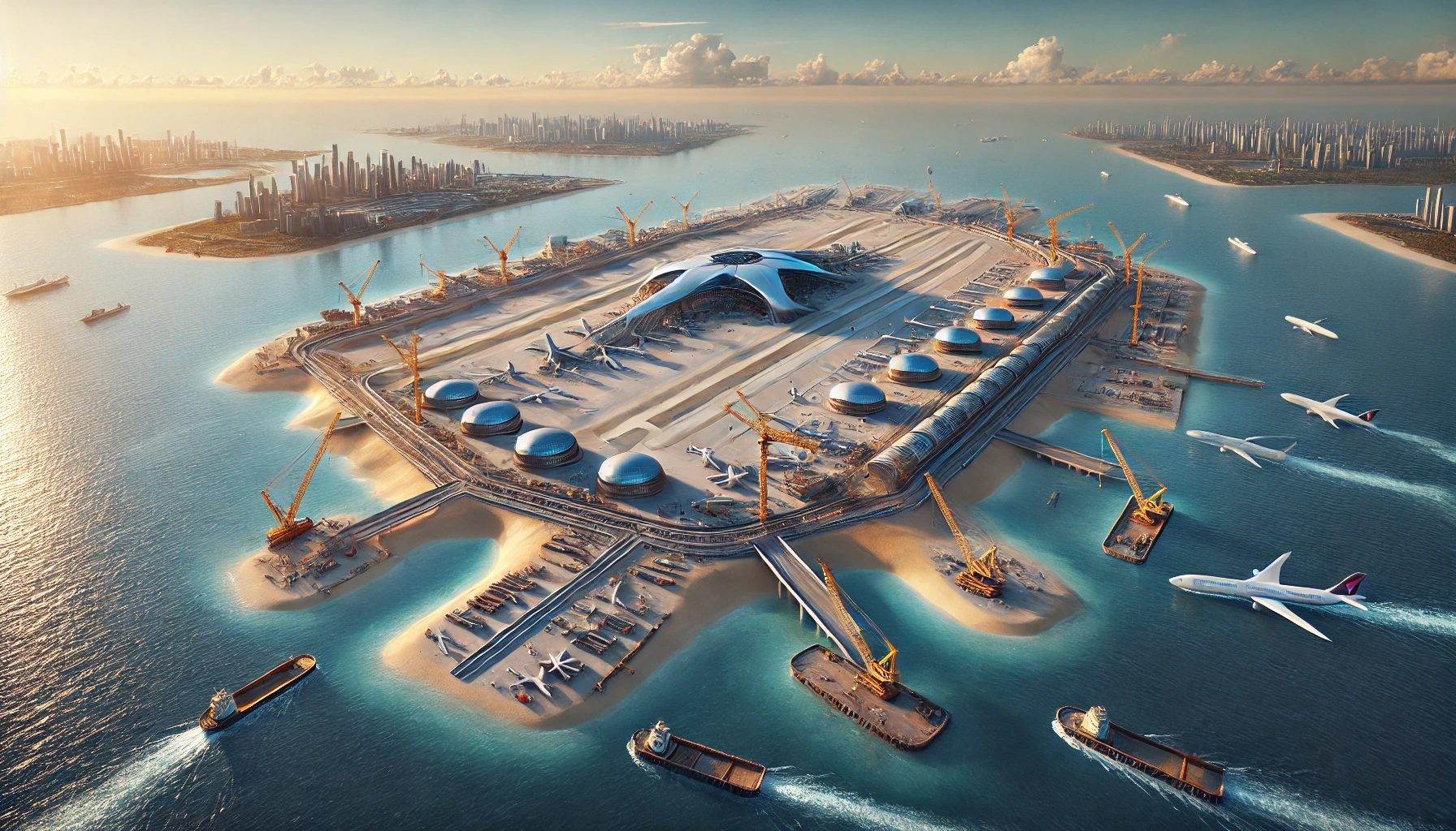 الصين لبناء أكبر مطار صناعي جزيرة في العالم: عصر جديد في الطيران والبنية التحتية